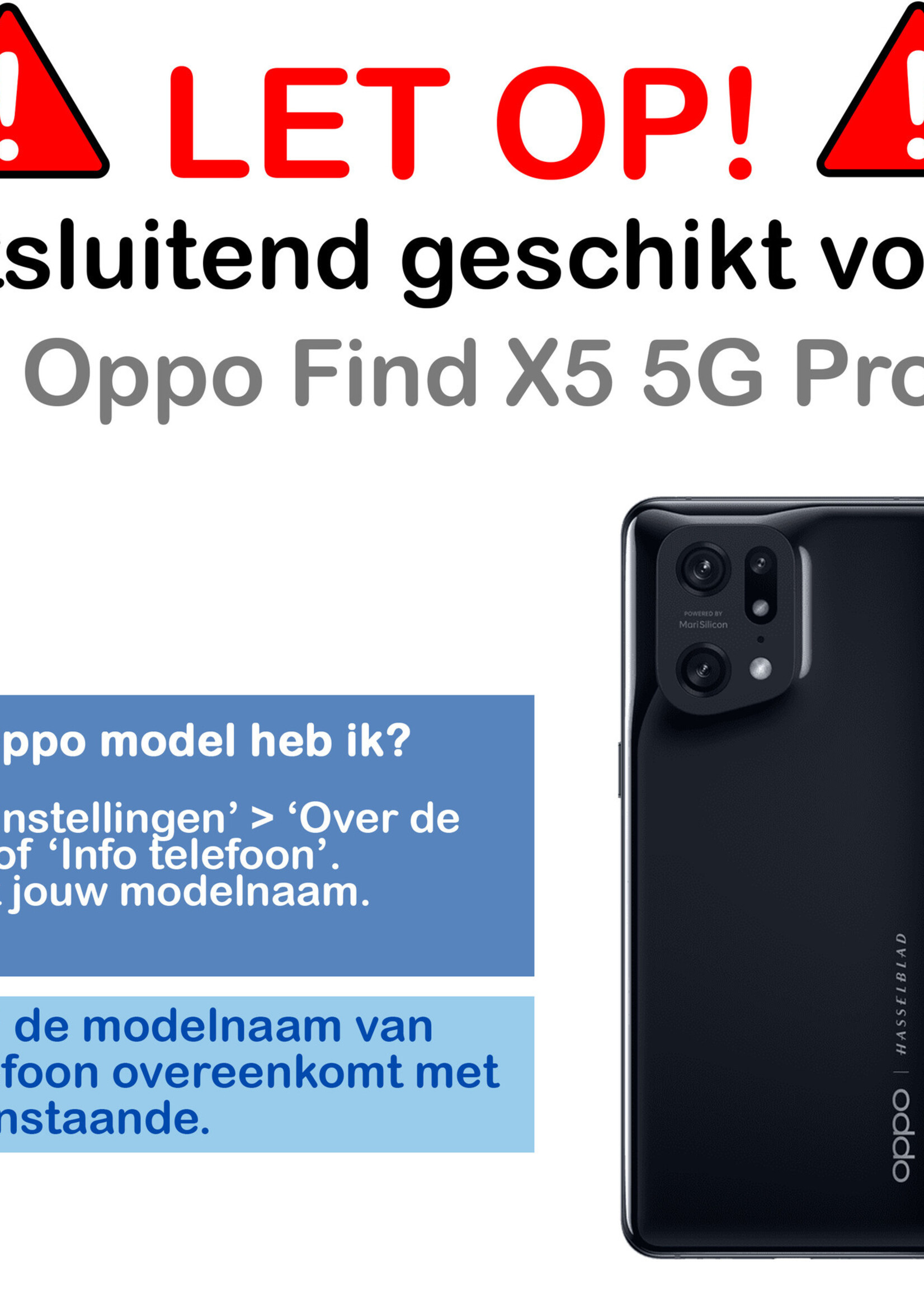 BTH OPPO Find X5 Pro Hoesje Siliconen Shock Proof Case Hoes - OPPO Find X5 Pro Hoes Cover Case Shockproof - Transparant