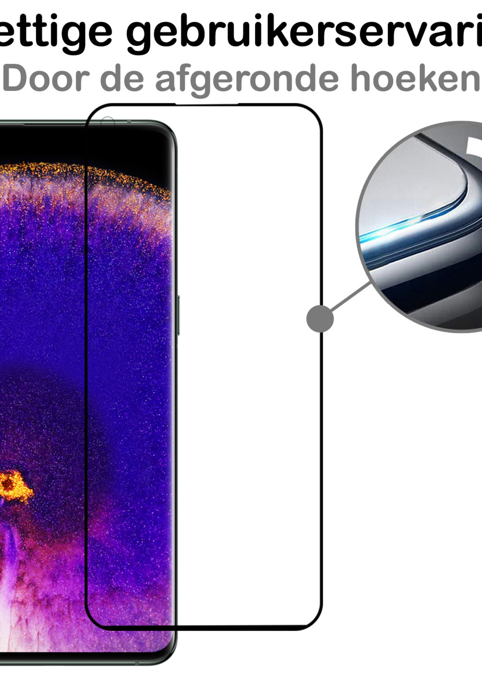 BTH Screenprotector Geschikt voor OPPO Find X5 Pro Screenprotector Glas Gehard Tempered Glass - Screenprotector Geschikt voor OPPO X5 Pro Screen Protector Screen Cover - 2 PACK