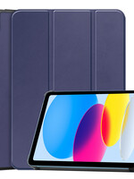 BTH BTH iPad 10 2022 Hoesje - Donkerblauw