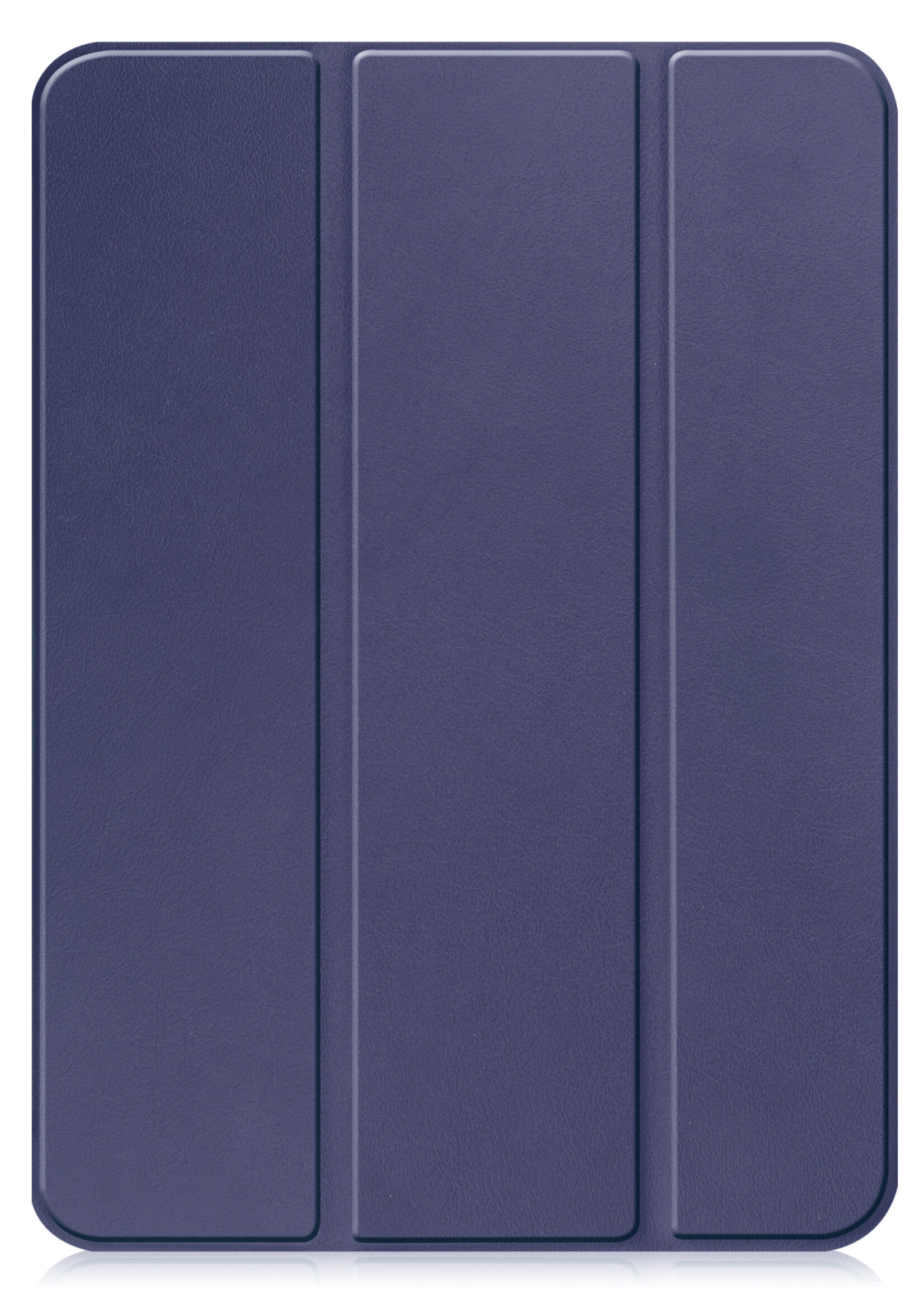 BTH iPad 2022 Hoesje Book Case Luxe Cover Hoes - iPad 10 2022 Hoesje Bookcase - Donker Blauw