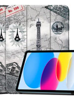 BTH BTH iPad 10 2022 Hoesje - Eiffeltoren