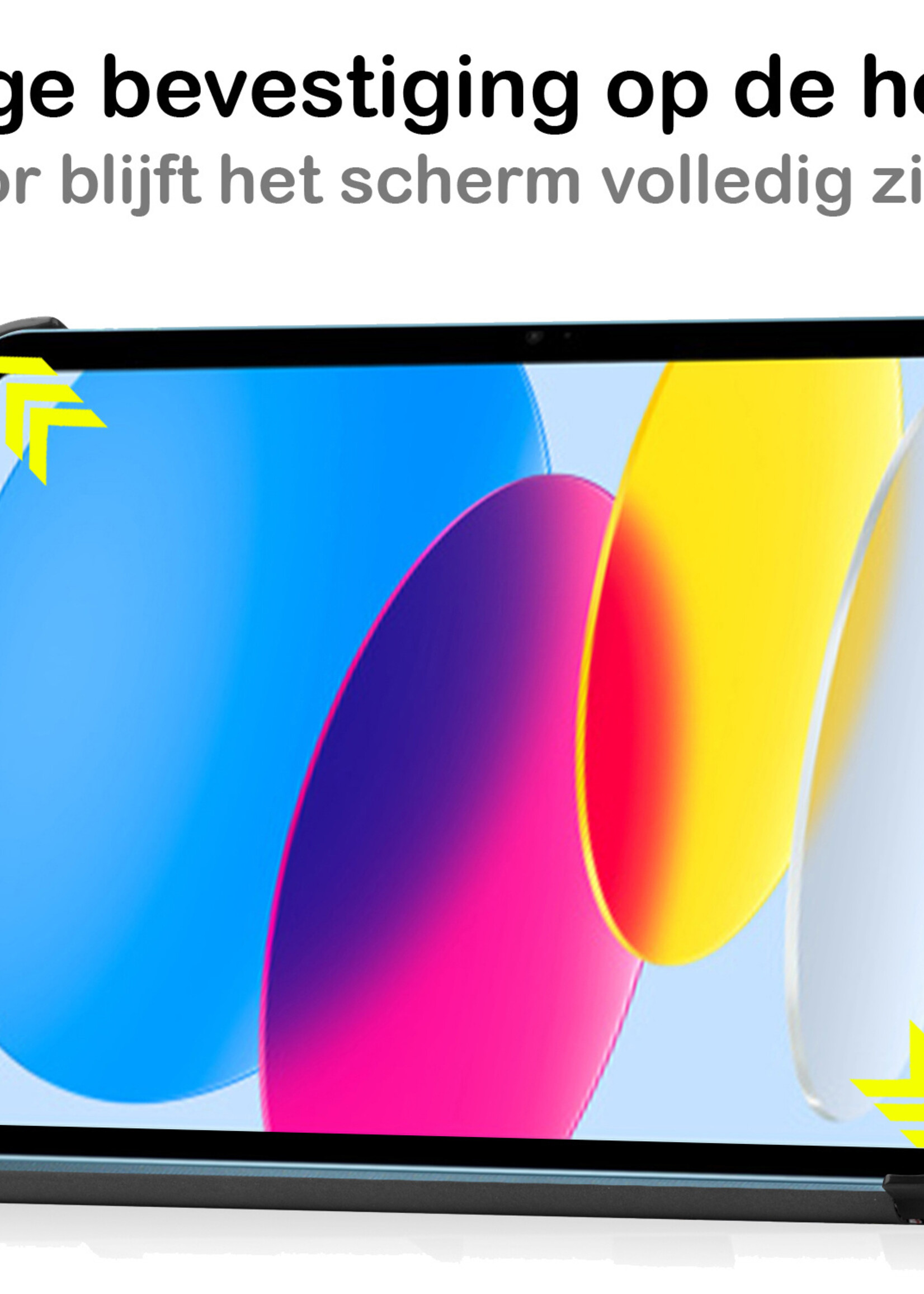 BTH iPad 2022 Hoesje Book Case Luxe Cover Hoes - iPad 10 2022 Hoesje Bookcase - Graffity