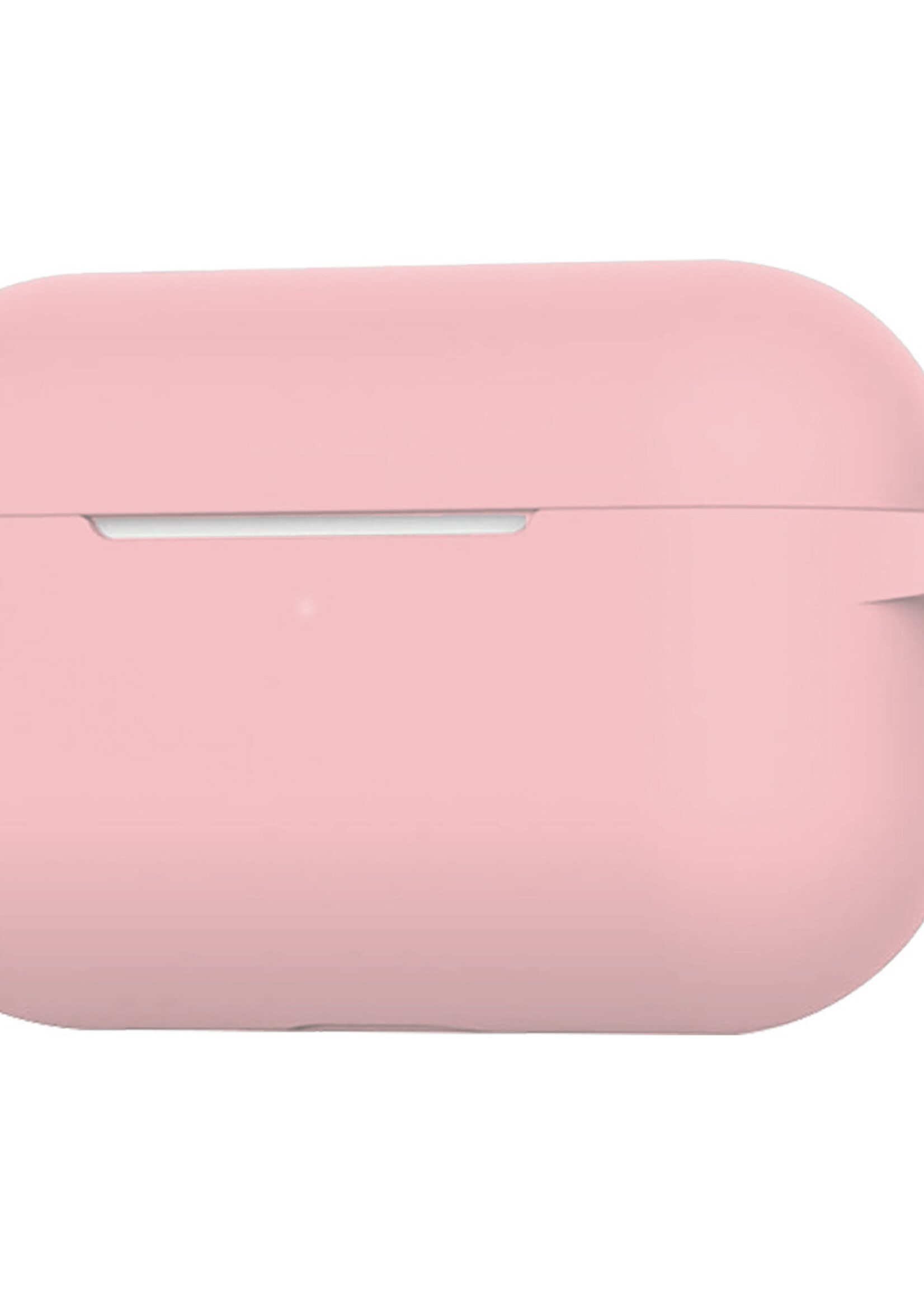 BTH Hoes Geschikt voor AirPods Pro 2 Hoesje Siliconen Case - Hoesje Geschikt voor AirPods Pro 2 Case - Licht Roze