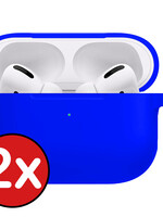 BTH BTH AirPods Pro 2 Hoesje - Blauw - 2 PACK