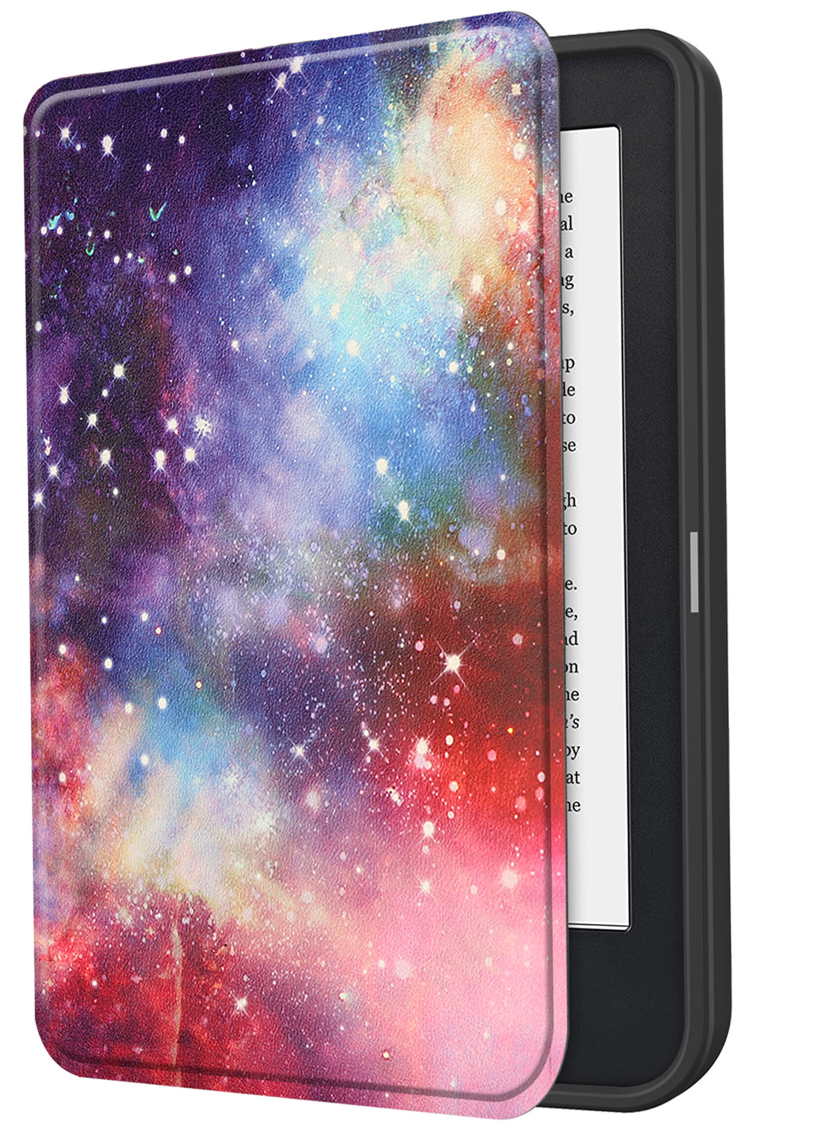 BTH Kobo Clara 2E Hoesje Luxe Bescherm Case - Kobo Clara 2E Hoes Book Cover - Galaxy