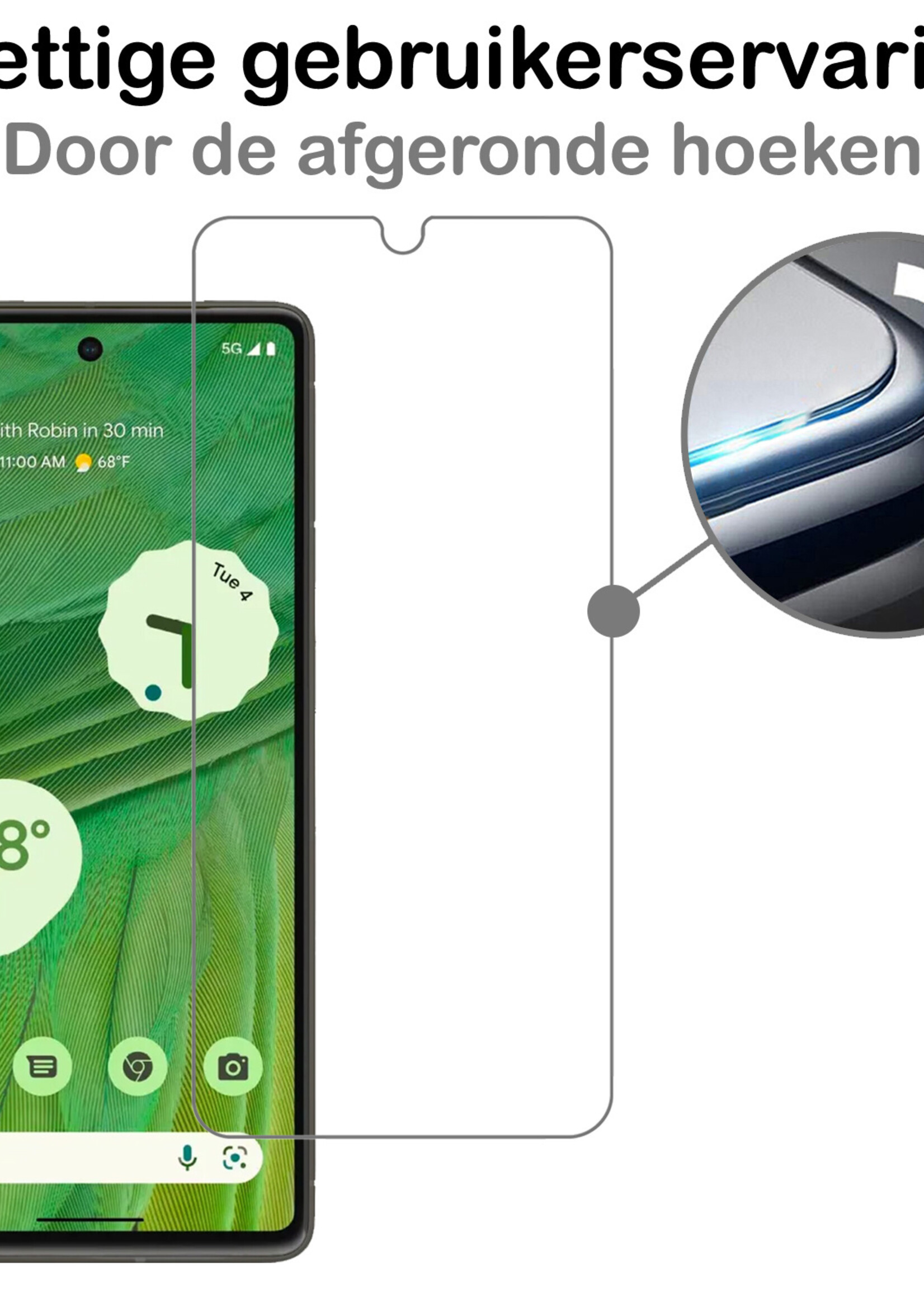 BTH Screenprotector Geschikt voor Google Pixel 7 Screenprotector Glas Gehard Tempered Glass - Screenprotector Geschikt voor Google Pixel 7 Screen Protector Screen Cover - 3 PACK