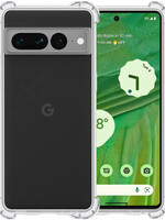 BTH BTH Google Pixel 7 Pro Hoesje Shockproof - Transparant