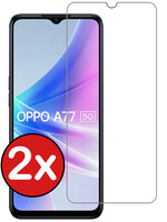 BTH BTH OPPO A77 Screenprotector Glas - 2 PACK