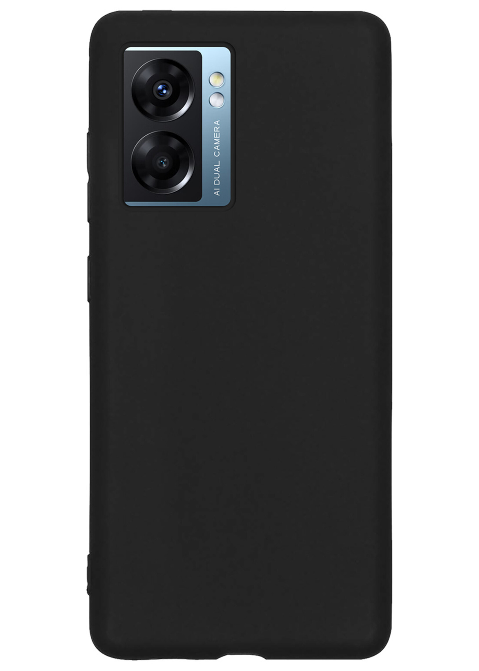 BTH OPPO A77 Hoesje Siliconen Case Cover - OPPO A77 Hoesje Cover Hoes Siliconen - Zwart