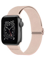 BTH BTH Apple Watch Bandje Stof Verstelbaar (42/44/45 mm) - Creme