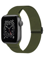BTH BTH Apple Watch Bandje Stof Verstelbaar (42/44/45 mm) - Donkergroen