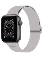 BTH BTH Apple Watch Bandje Stof Verstelbaar (42/44/45 mm) - Grijs