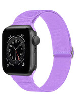 BTH BTH Apple Watch Bandje Stof Verstelbaar (42/44/45 mm) - Lila