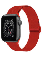BTH BTH Apple Watch Bandje Stof Verstelbaar (42/44/45 mm) - Rood