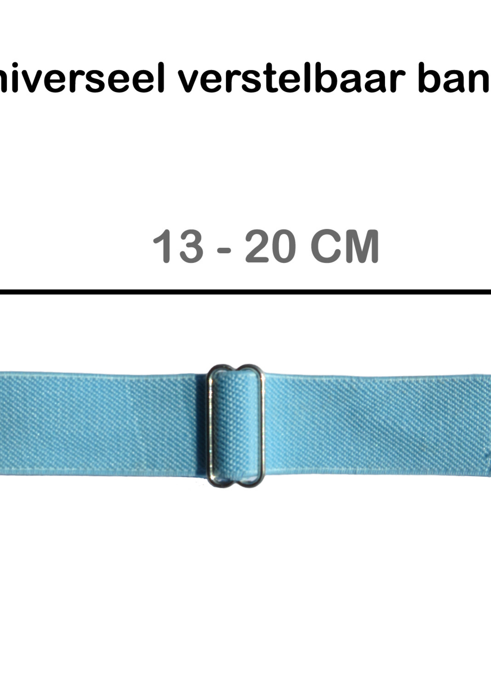BTH Bandje Geschikt Voor Apple Watch Bandje 42/44/45 mm Nylon Polsband Met Gesp - Horloge Bandje Geschikt Voor Apple Watch 1-8 / SE - 42/44/45 mm - Lichtblauw