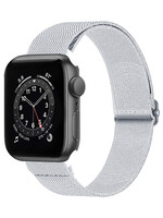 BTH BTH Apple Watch Bandje Stof Verstelbaar (42/44/45 mm) - Wit