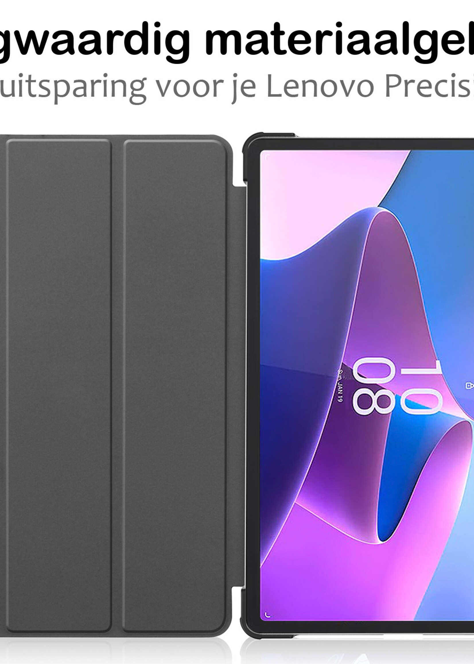 BTH Lenovo Tab P11 Pro Hoesje (2e gen) Book Case Hoesje Met Lenovo Pen Uitsparing - Lenovo Tab P11 Pro Hoes Cover - 11,2 inch - Paars