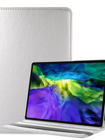 BTH BTH Samsung Galaxy Tab A8 2021 Hoes Draaibaar - Zilver