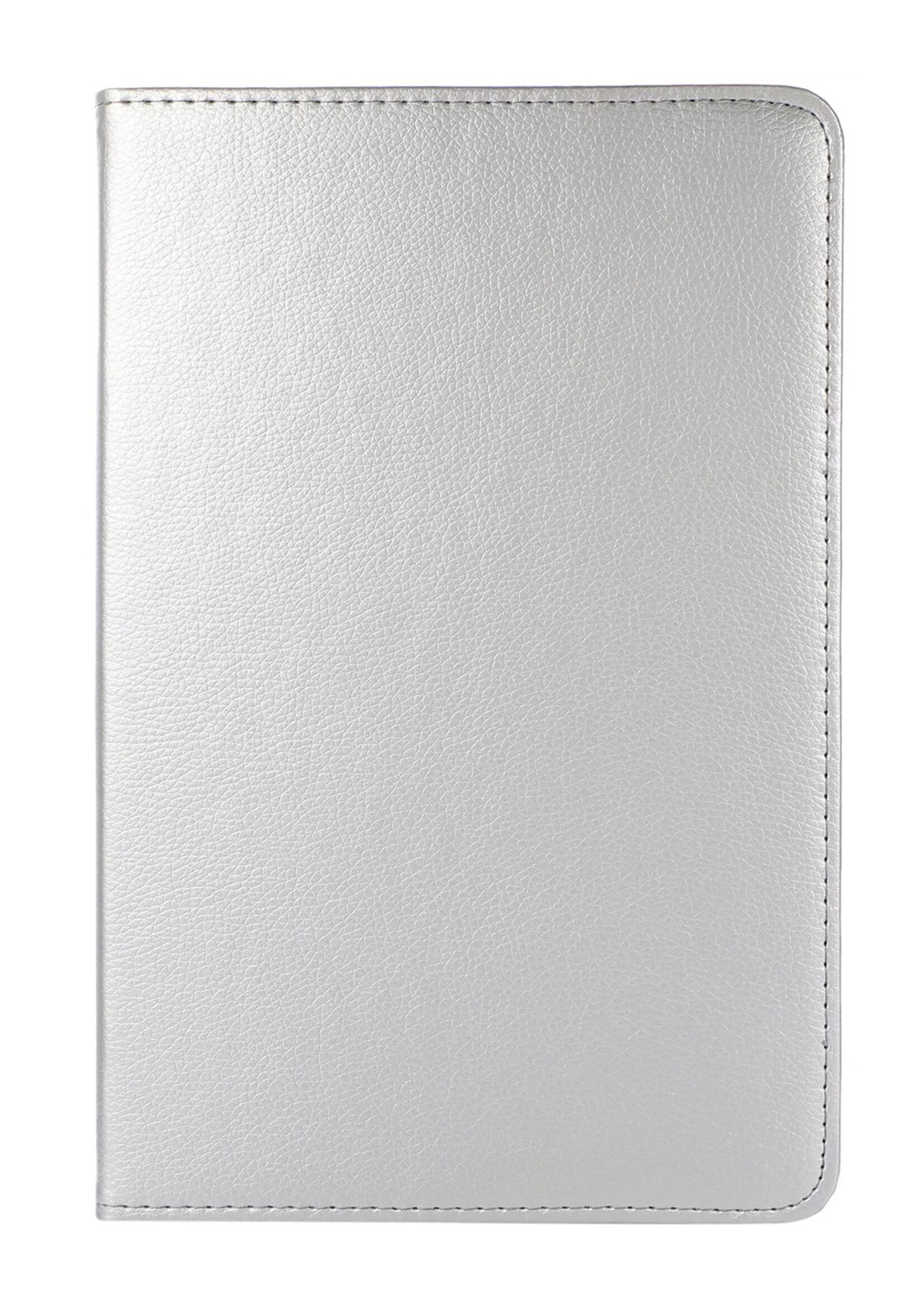 BTH Samsung Tab A8 2021 Hoes Case 360 Draaibare Hoes Cover - Samsung Galaxy Tab A8 2021 Hoesje Draaibaar - Zilver