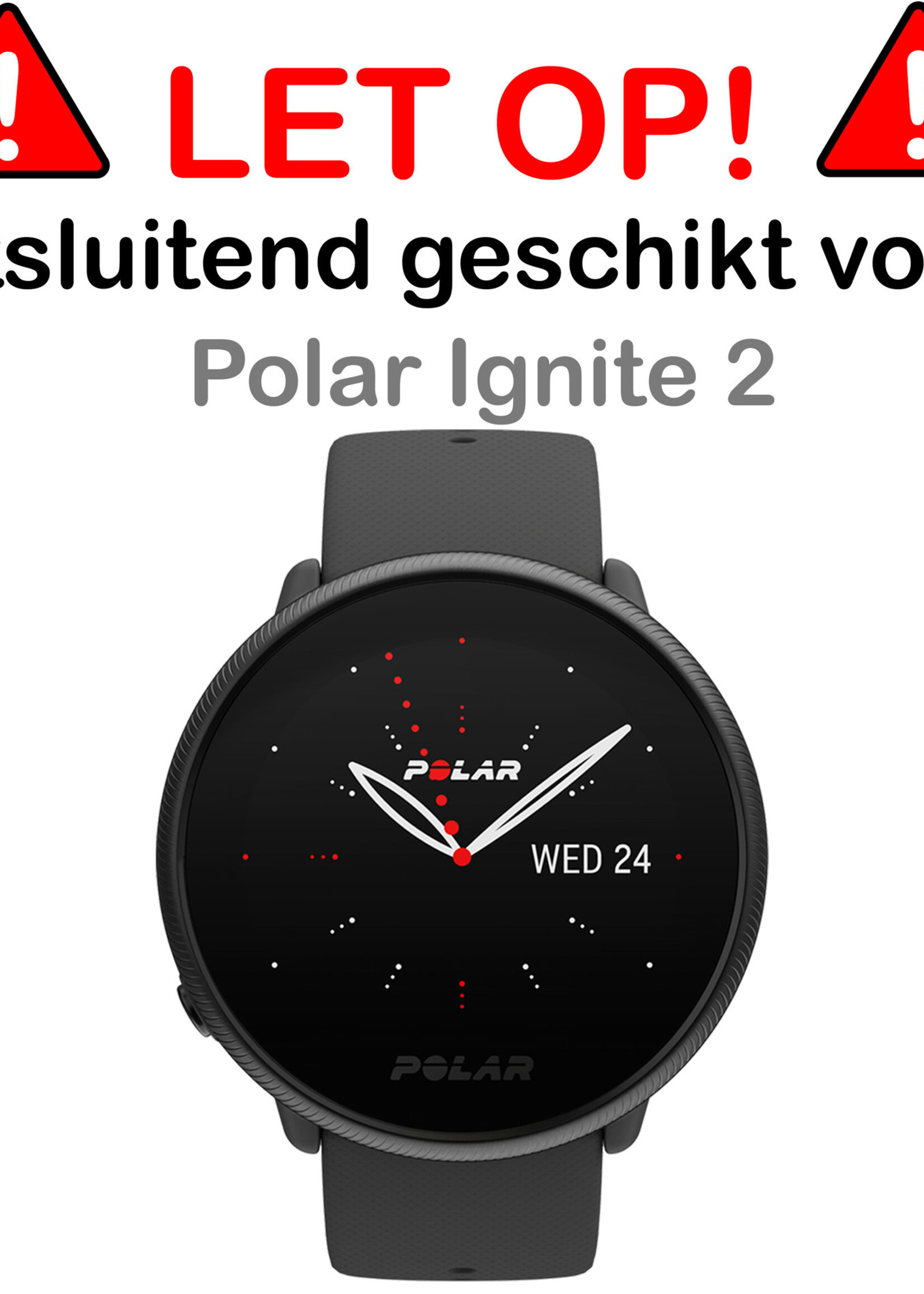 BTH Polar Ignite 2 Screenprotector Glas Gehard Screen Protector Screen Cover - Polar Ignite 2 Screenprotector Tempered Glass
