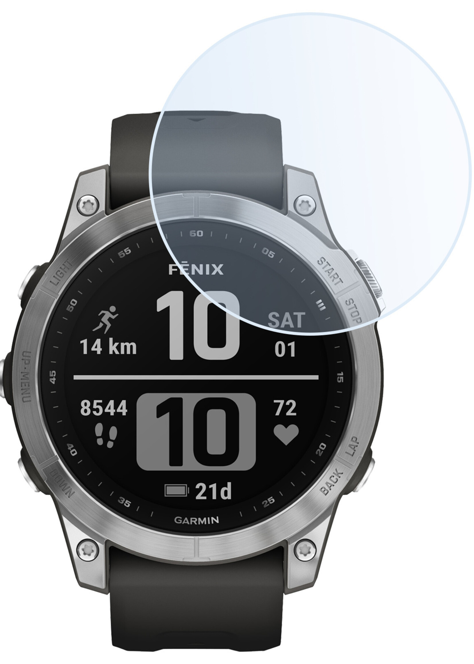 BTH Garmin Fenix 7X Screenprotector Glas Gehard Screen Protector Screen Cover - Garmin Fenix 7X Screenprotector Tempered Glass