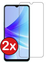 BTH BTH OPPO A57 Screenprotector Glas - 2 PACK
