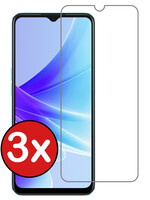BTH BTH OPPO A57 Screenprotector Glas - 3 PACK
