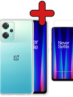 BTH BTH OnePlus Nord CE 2 Lite Hoesje Siliconen Met Screenprotector - Transparant