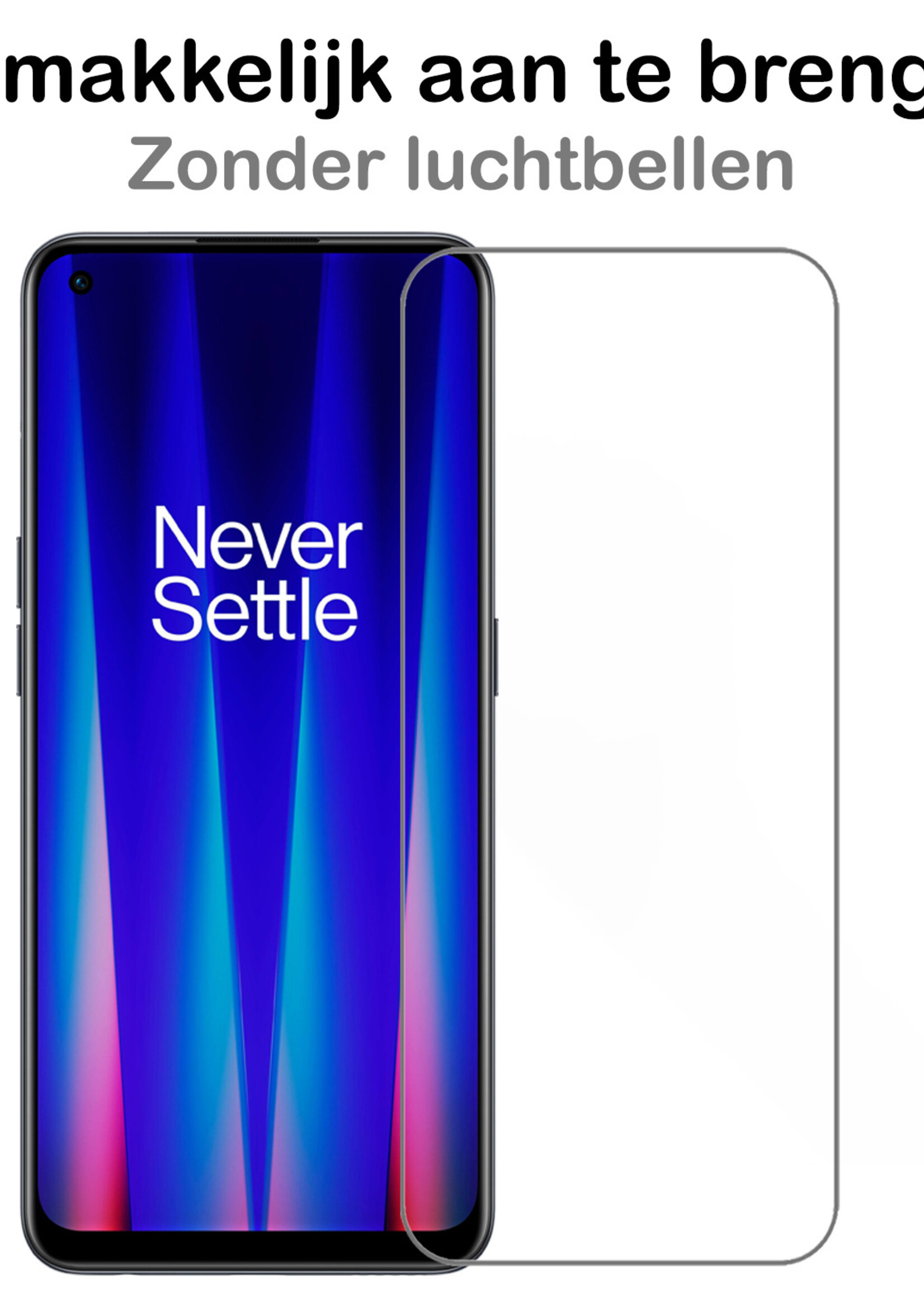 BTH Hoesje Geschikt voor OnePlus Nord CE 2 Lite Hoesje Siliconen Case Hoes Met 2x Screenprotector - Hoes Geschikt voor OnePlus Nord CE 2 Lite Hoes Cover Case - Rood