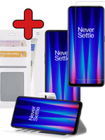 BTH BTH OnePlus Nord CE 2 Lite Hoesje Bookcase Wit Met Screenprotector