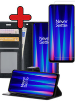 BTH BTH OnePlus Nord CE 2 Lite Hoesje Bookcase Zwart Met Screenprotector