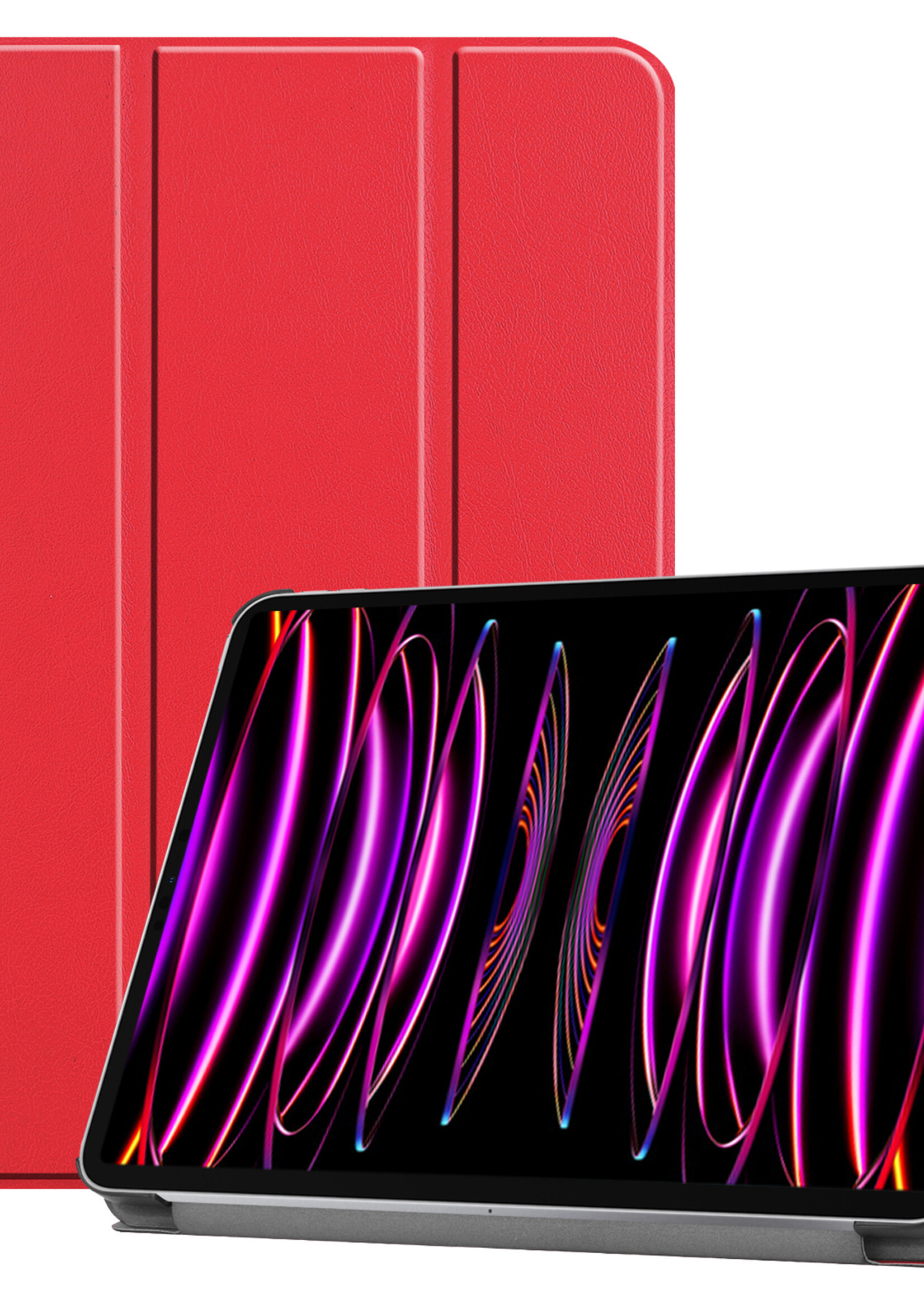 BTH BTH iPad Pro 11 inch (2022) Hoesje - Rood
