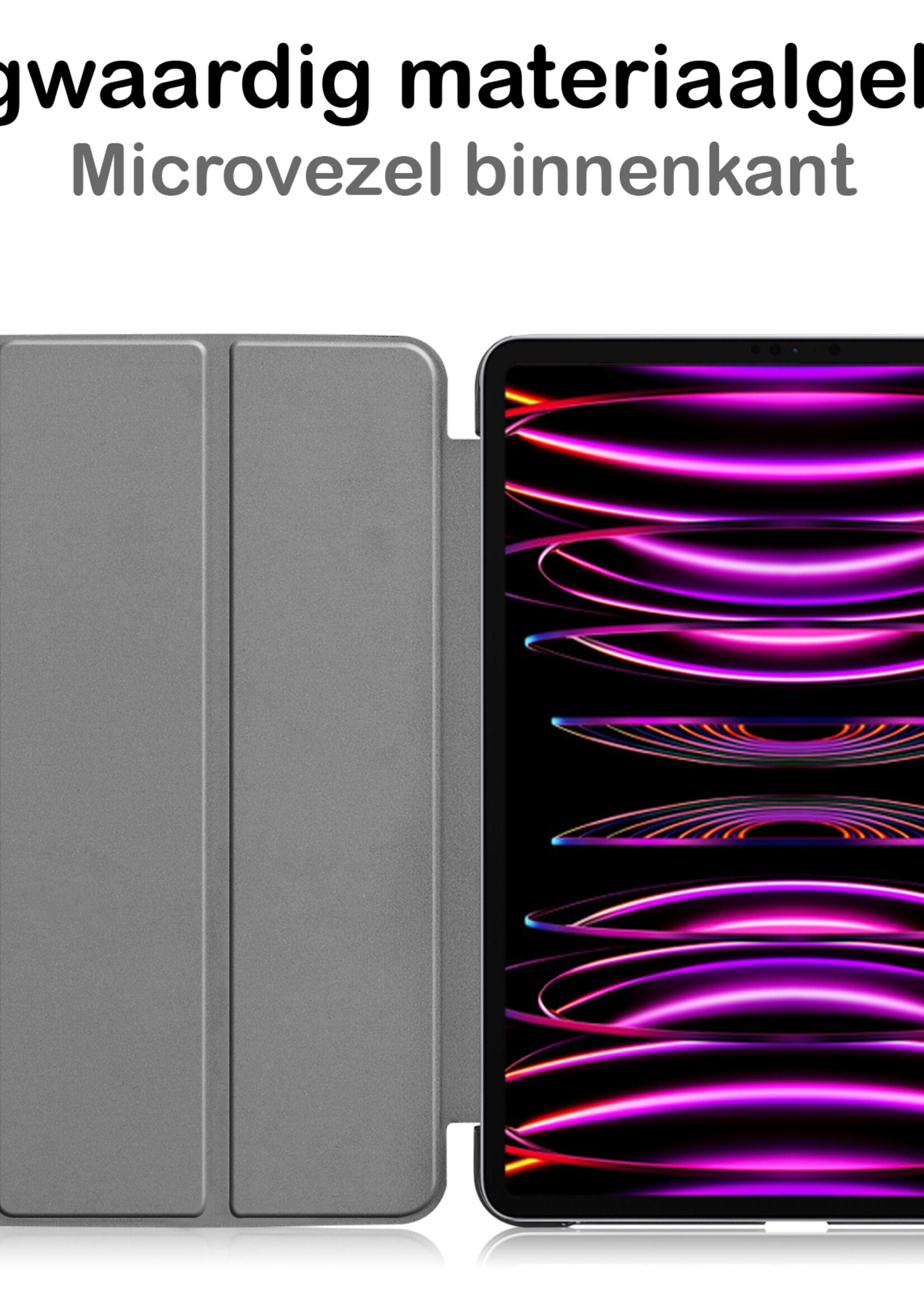 BTH BTH iPad Pro 11 inch (2022) Hoesje - Rood