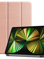 BTH BTH iPad Pro 12.9 inch (2021) Hoesje Bookcase - Rose Goud