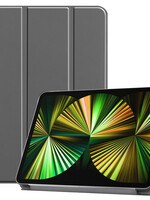 BTH BTH iPad Pro 12.9 inch (2021) Hoesje Bookcase - Grijs