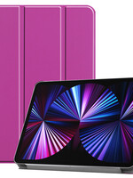 BTH BTH iPad Pro 11 inch (2021) Hoesje Bookcase - Paars