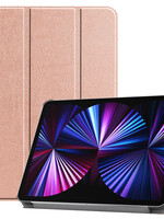 BTH BTH iPad Pro 11 inch (2021) Hoesje Bookcase - Rose Goud