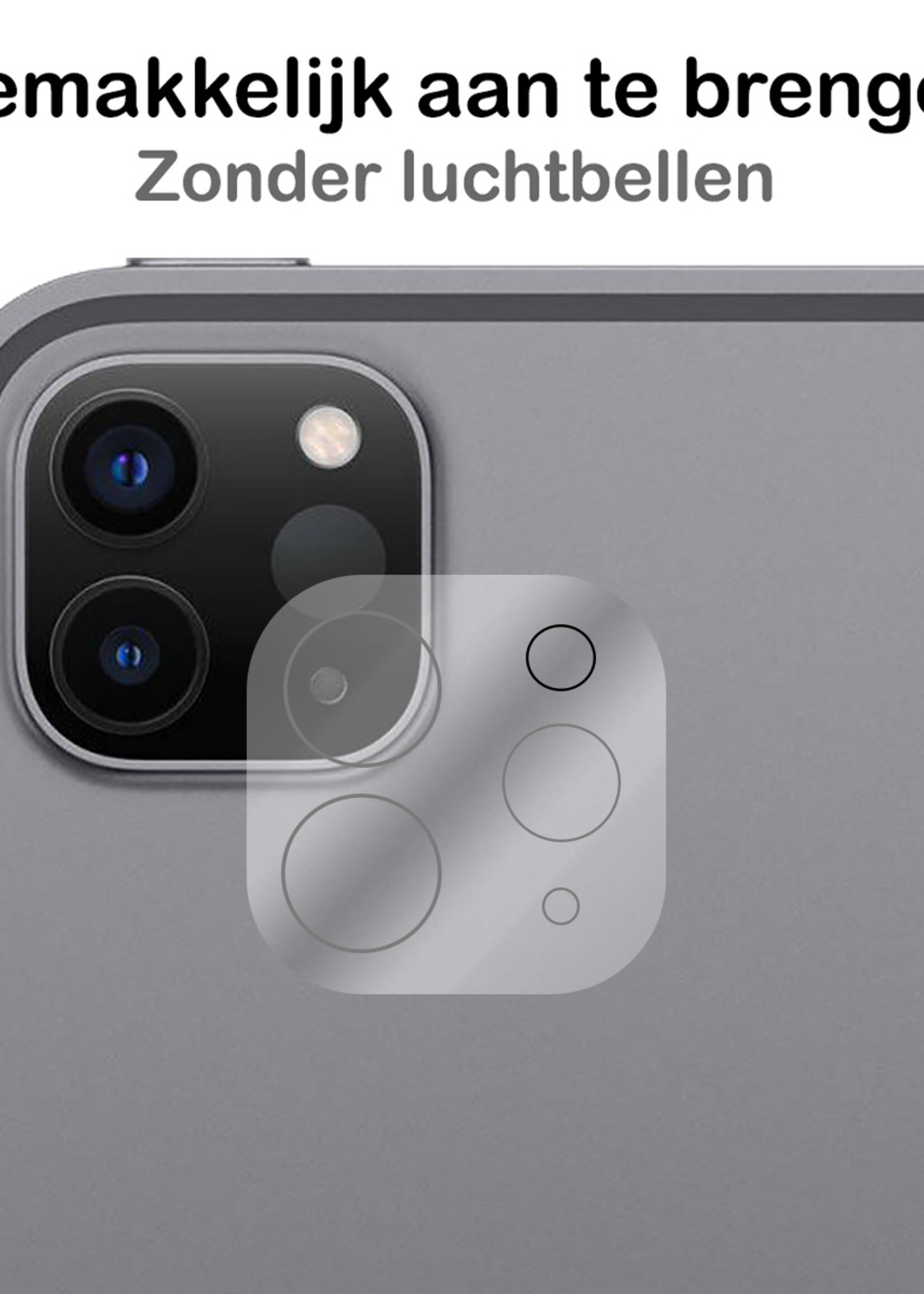 BTH Screenprotector Geschikt voor iPad Pro 2021 (11 inch) Camera Lens Screenprotector Glas - Screenprotector Geschikt voor iPad Pro 11 inch (2021) Screenprotector Camera Protector Gehard Glas - 2 PACK