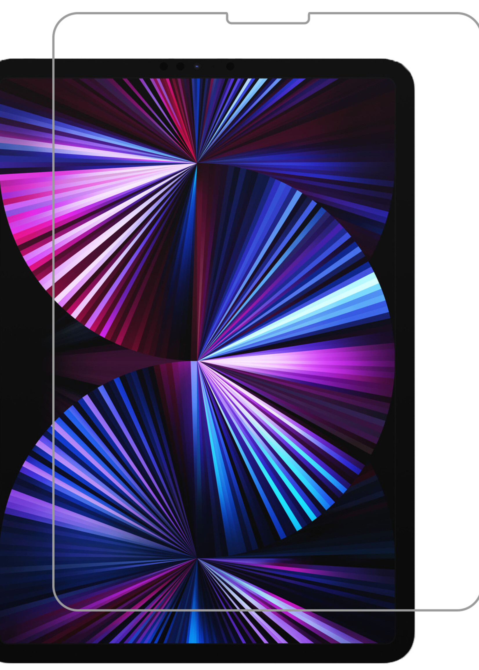 BTH Screenprotector Geschikt voor iPad Pro 2021 (12,9 inch) Screenprotector Tempered Glass Screen Protector Gehard Glas - Screenprotector Geschikt voor iPad Pro 12,9 inch (2021) Screenprotector Glas