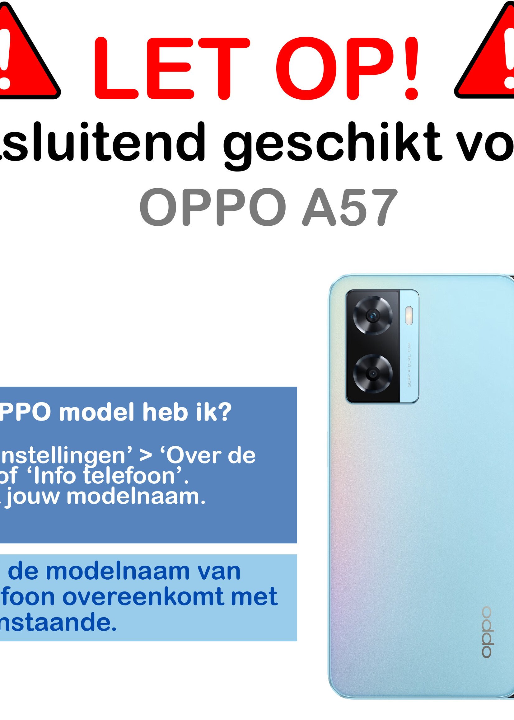 BTH Hoesje Geschikt voor OPPO A57 Hoesje Siliconen Case Hoes - Hoes Geschikt voor OPPO A57 Hoes Cover Case - Donkerblauw - 2 PACK