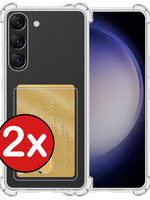 BTH BTH Samsung Galaxy S23 Hoesje Pashouder - 2 PACK
