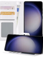 BTH BTH Samsung Galaxy S23 Hoesje Bookcase - Wit