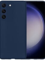 BTH BTH Samsung Galaxy S23 Hoesje Siliconen - Donkerblauw
