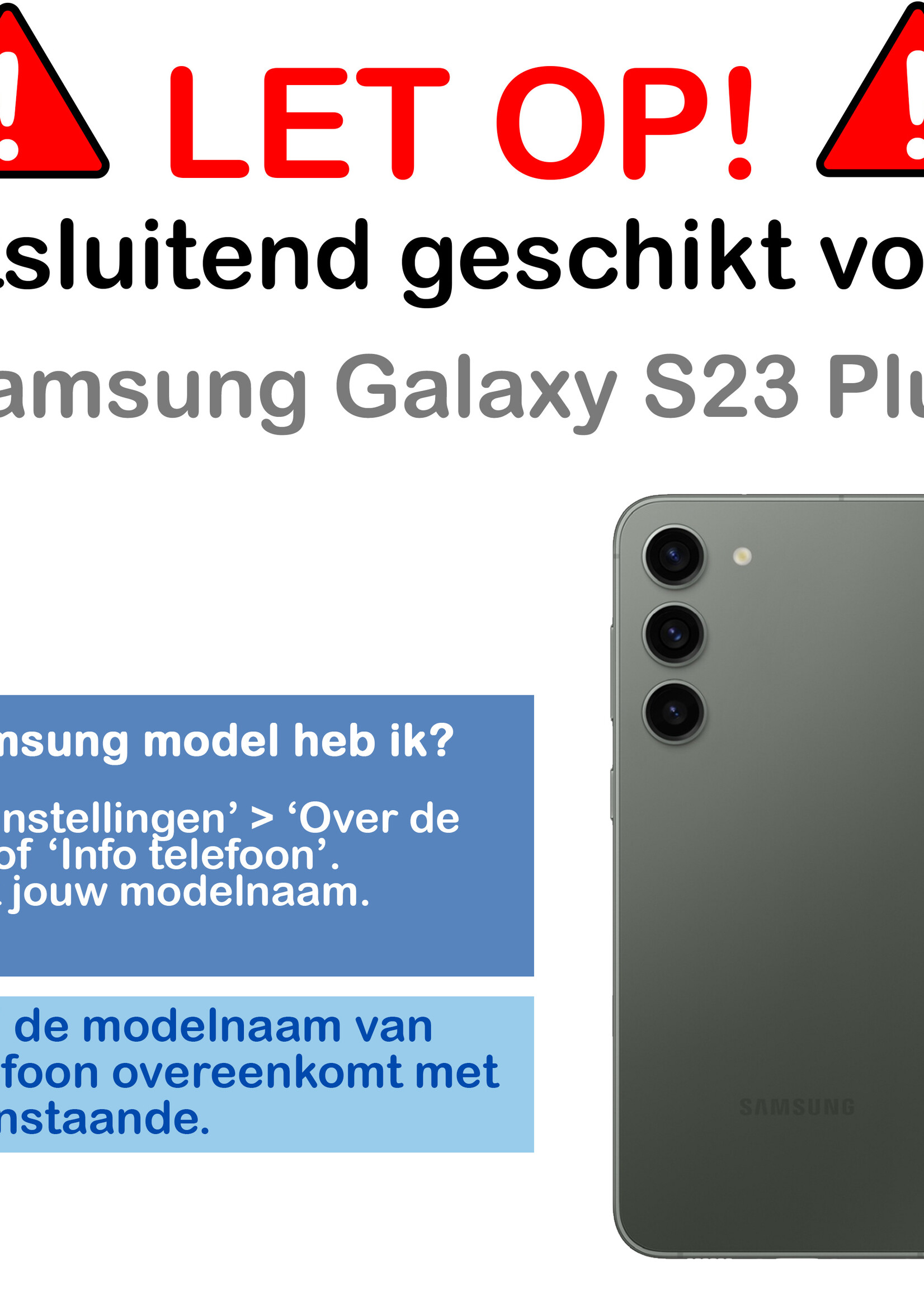 BTH Hoesje Geschikt voor Samsung S23 Plus Hoesje Siliconen Shock Proof Case Hoes - Hoes Geschikt voor Samsung Galaxy S23 Plus Hoes Cover Case Shockproof - Transparant - 2 PACK