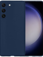 BTH BTH Samsung Galaxy S23 Plus Hoesje Siliconen - Donkerblauw