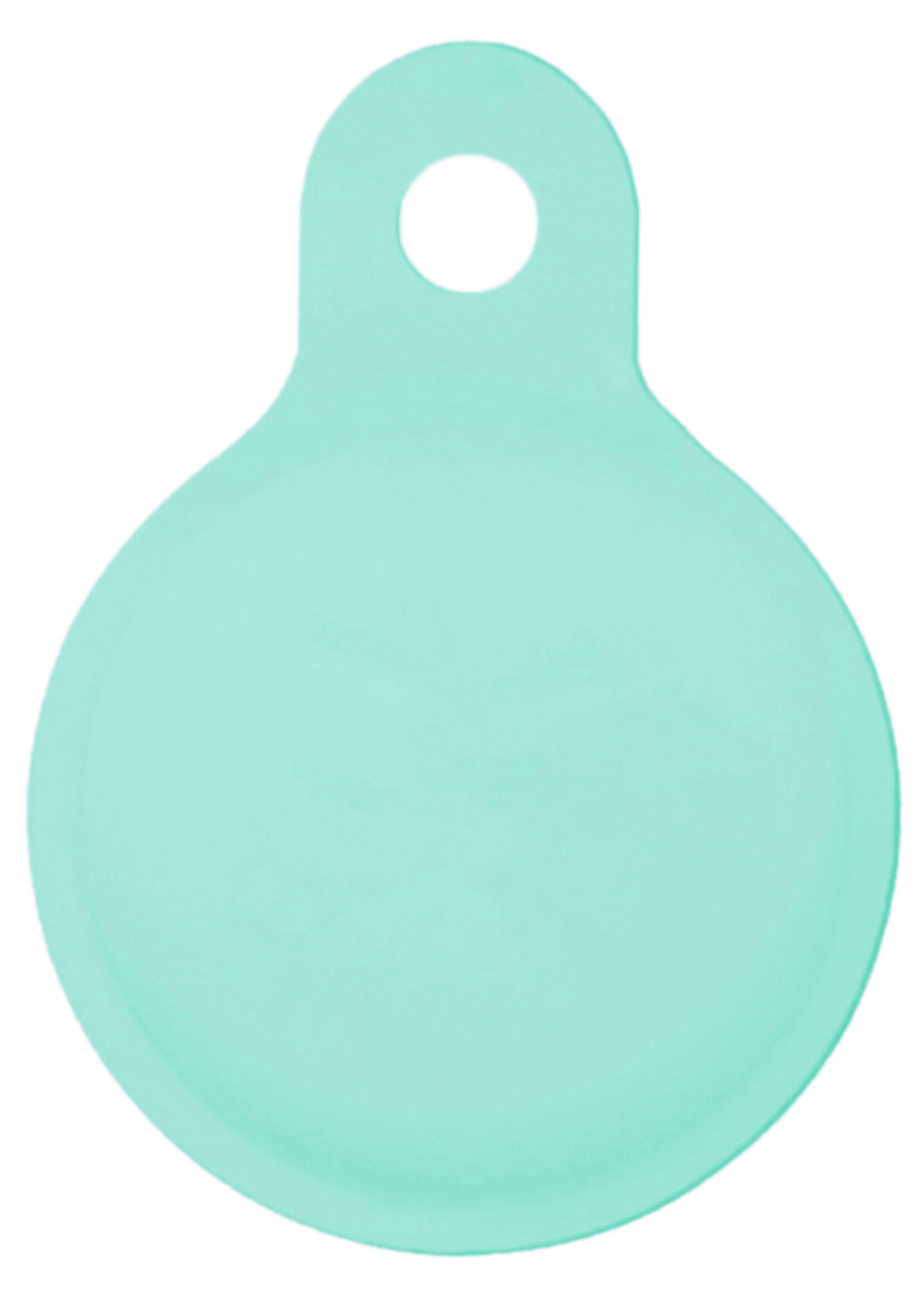 BTH AirTag Sleutelhanger AirTag Hoesje Siliconen Hanger - AirTag Hanger Sleutelhanger Hoesje - Turquoise