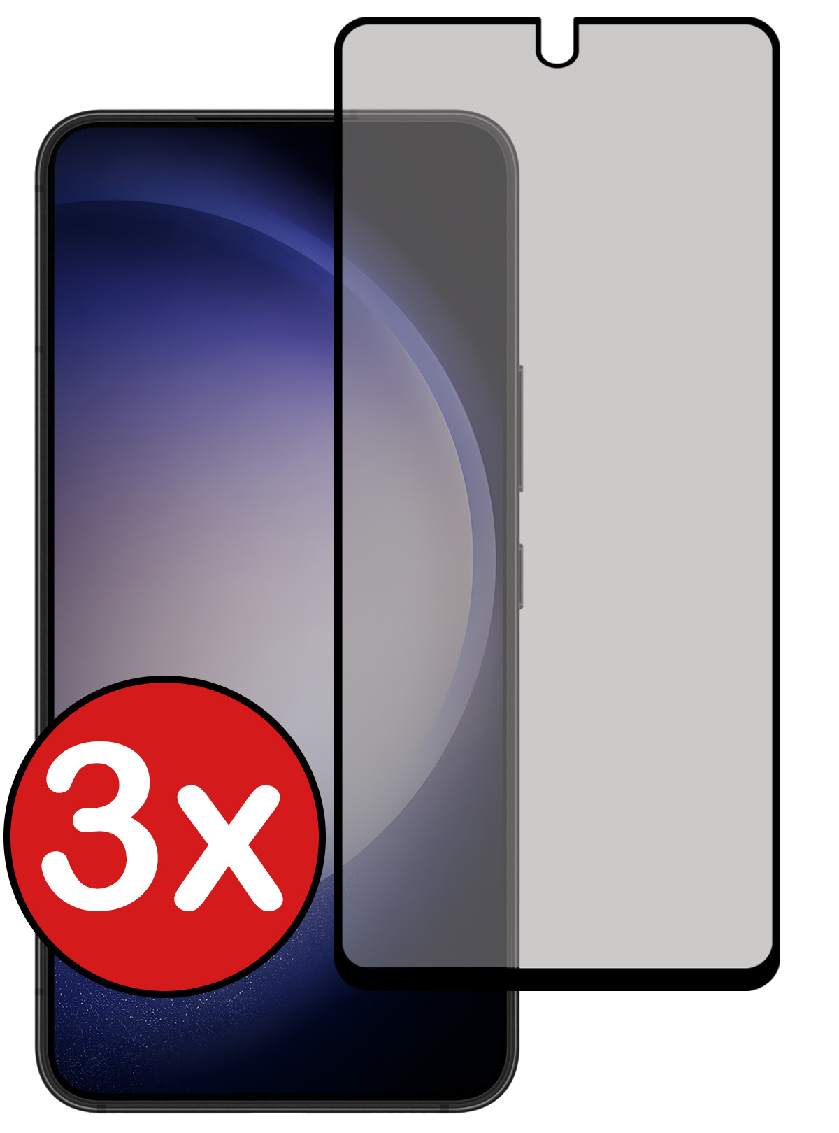 Samsung S23 Plus Screenprotector Glas Gehard Tempered Glass Privacy ...