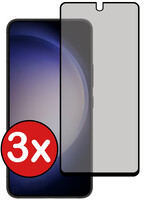 BTH BTH Samsung Galaxy S23 Screenprotector Glas Privacy - 3 PACK