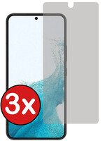 BTH BTH Samsung Galaxy S22 Plus Screenprotector Glas Privacy - 3 PACK