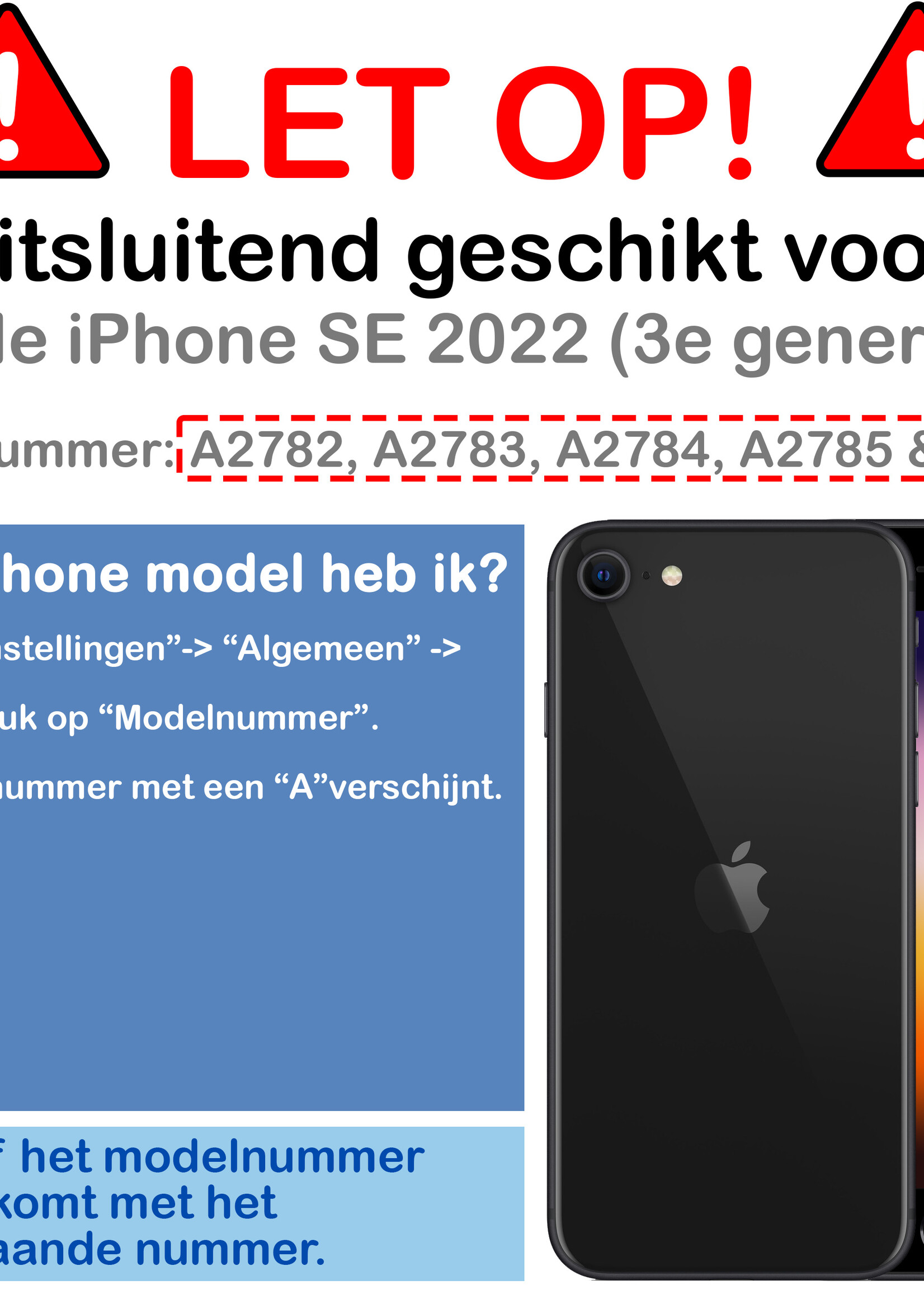 BTH Geschikt voor iPhone SE 2022 Screenprotector Privacy Glas Gehard Full Cover - Geschikt voor iPhone SE 2022 Screen Protector Privacy Tempered Glass